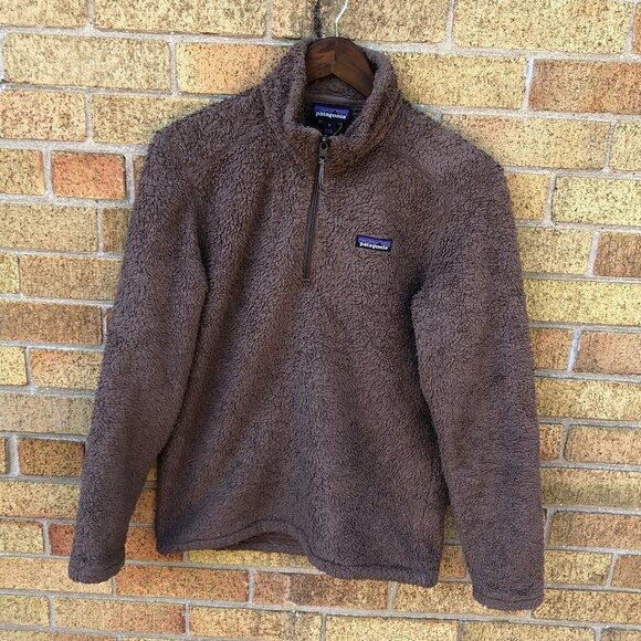 Patagonia Los Gatos 1/4 Zip Jacket Brown Small - Picture 1 of 5
